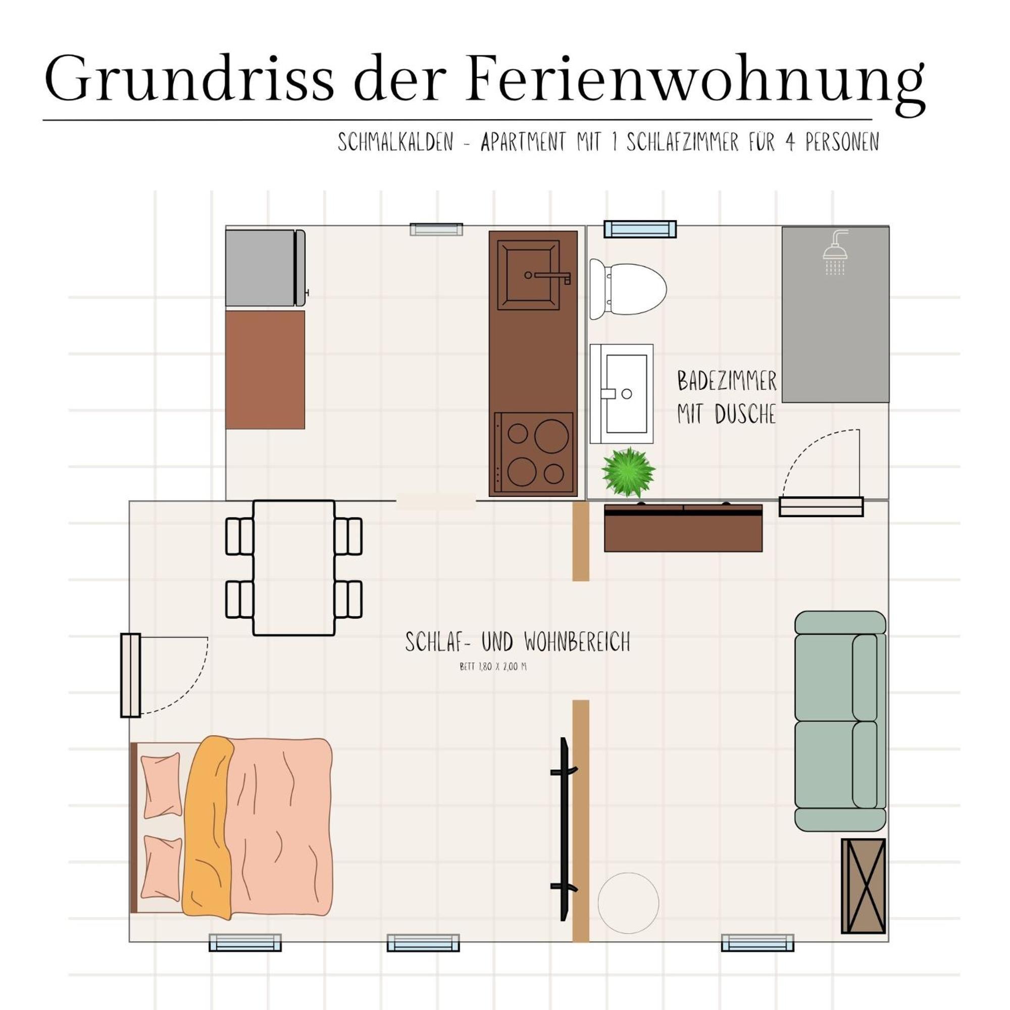 Ferienwohnung 슈말칼덴 외부 사진